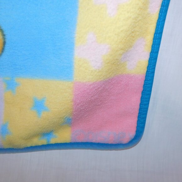 VTG Nemcor Disney Winnie the Pooh Pastel Acrylic Fleece Blanket 28" x 44" Child - Picture 6 of 9